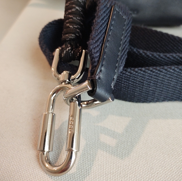 ECCO Leather Crossbody Dark Navy Blue | Night Ocean  NWT UNISEX Design - Picture 6 of 16